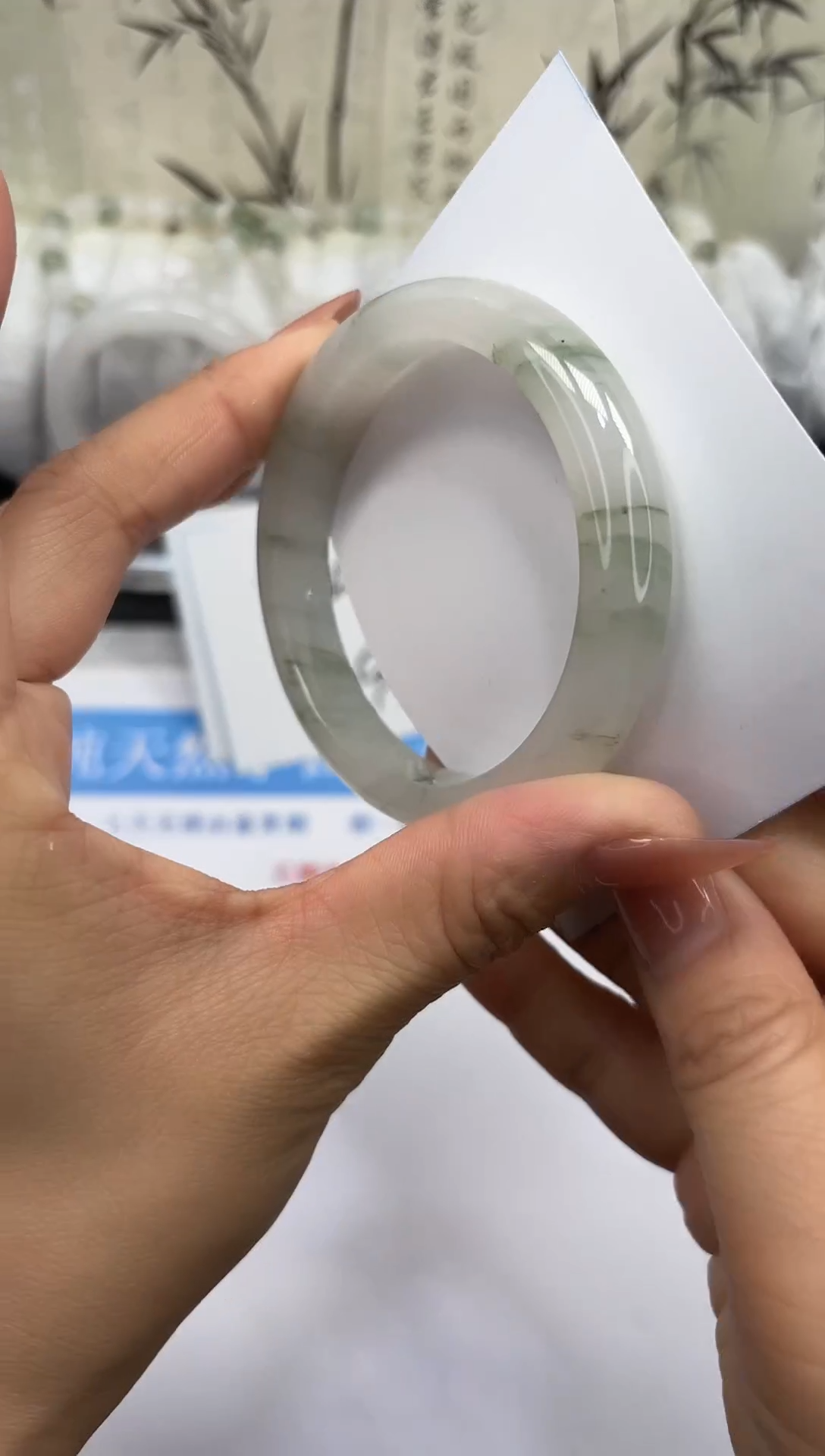 未镶嵌手镯石英质玉A35-56/57/58