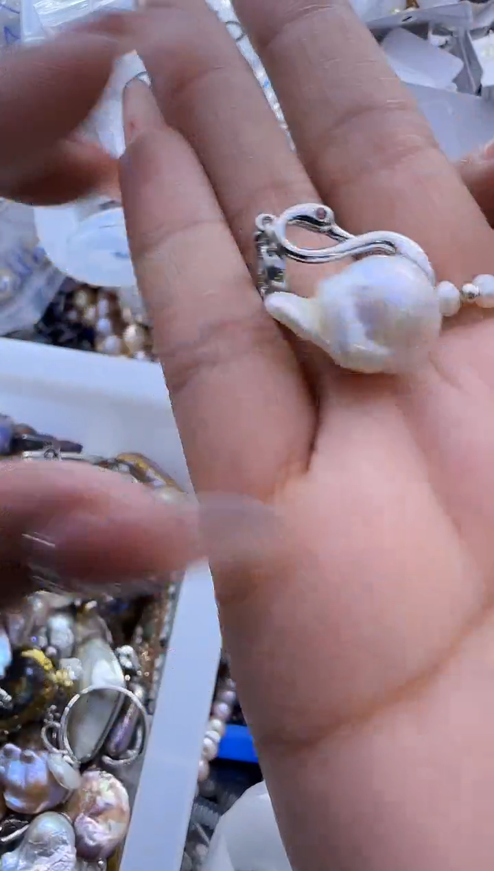 【闪购商品】淡水珍珠耳饰未镶嵌806