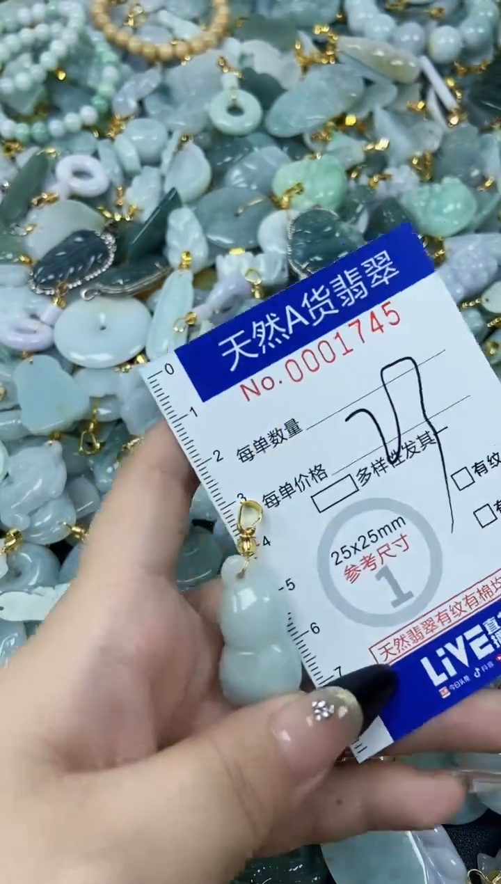 【闪购商品】翡翠颈饰未镶嵌天然A货翡翠