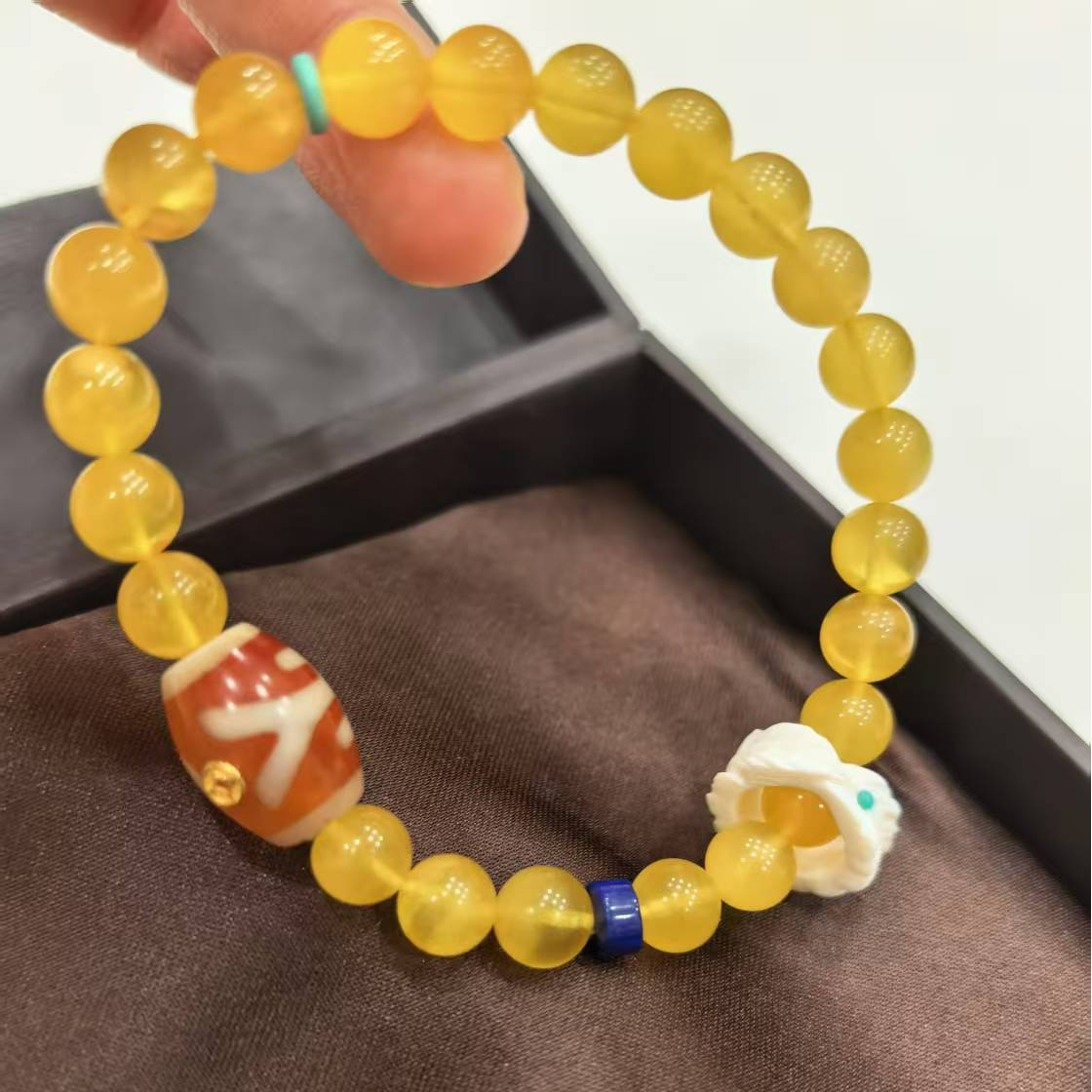 猛犸跑环搭配手串孤品YX