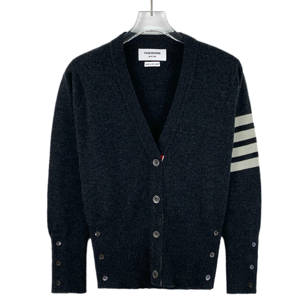 99新 THOMBROWNE  IW0111   经典四杠山羊绒外套 40码 