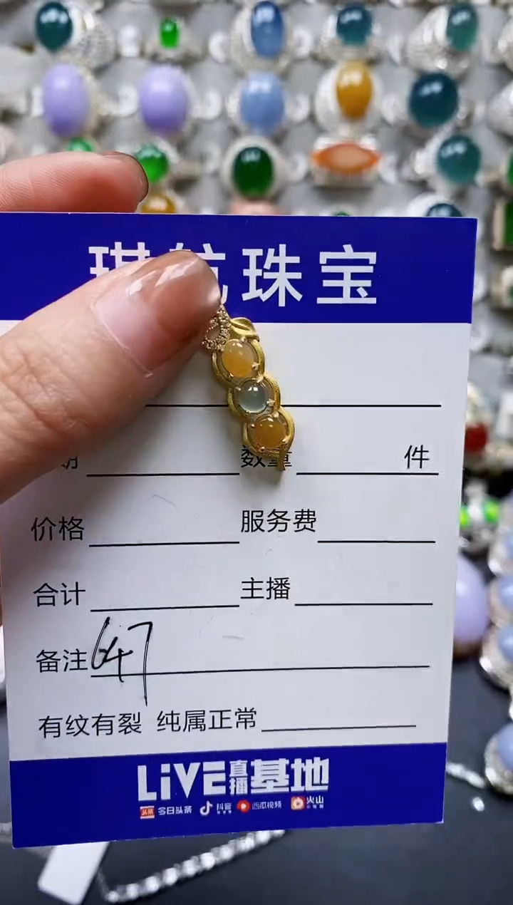 【闪购商品】翡翠颈饰银S925镶嵌0647