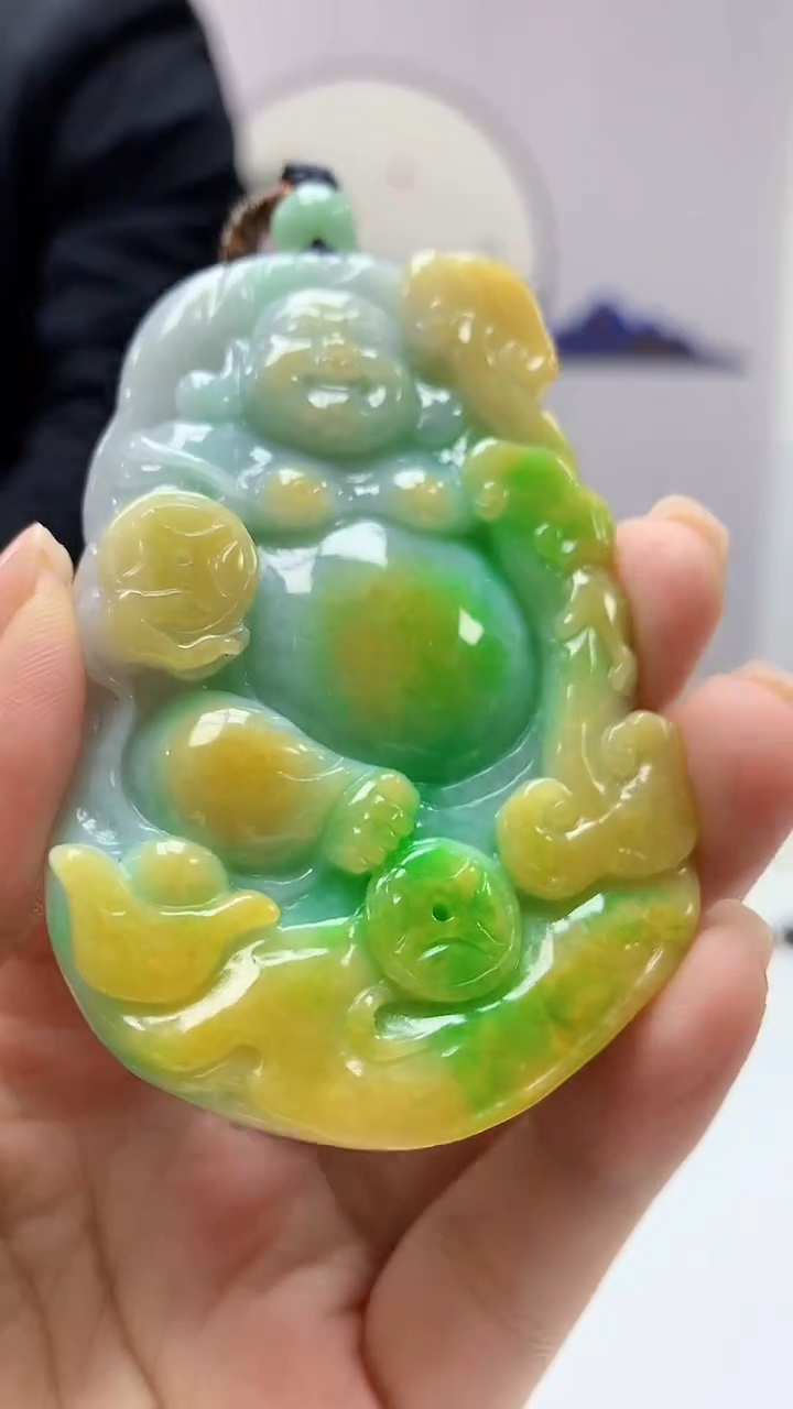 【闪购商品】定制翡翠未镶嵌4969ms-毛货136佛公