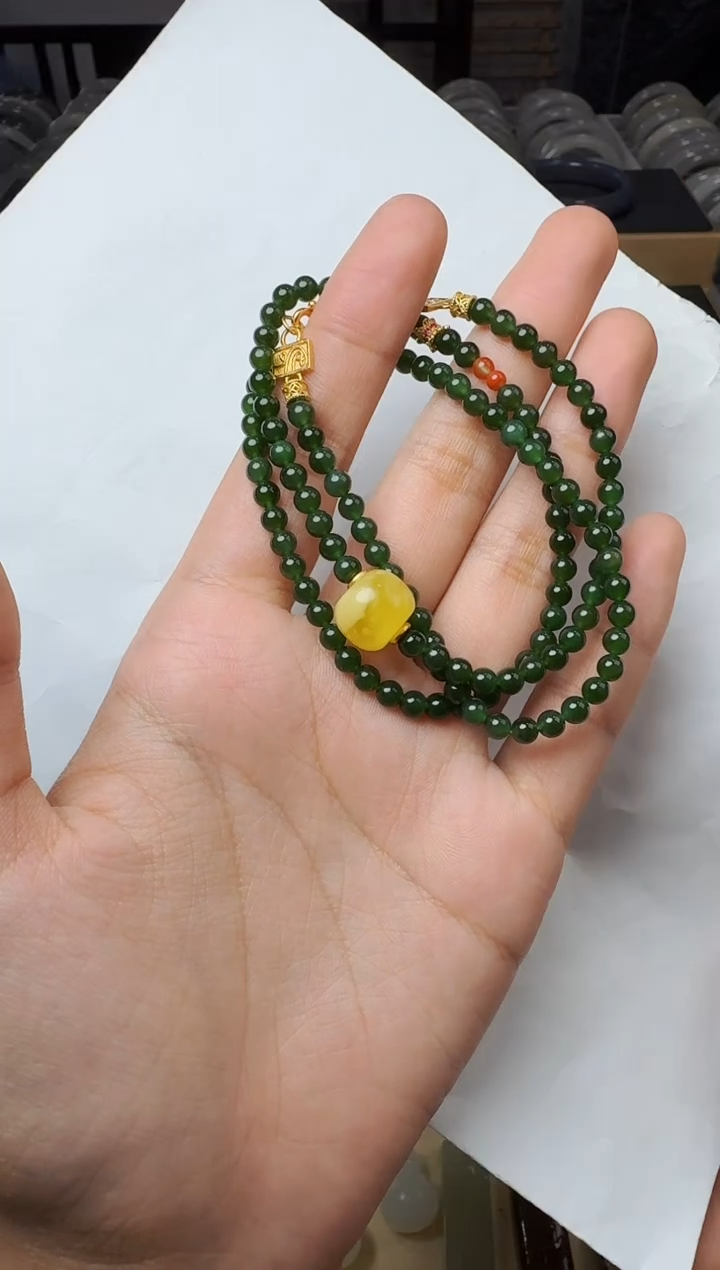 手串未镶嵌和田玉多圈手串03