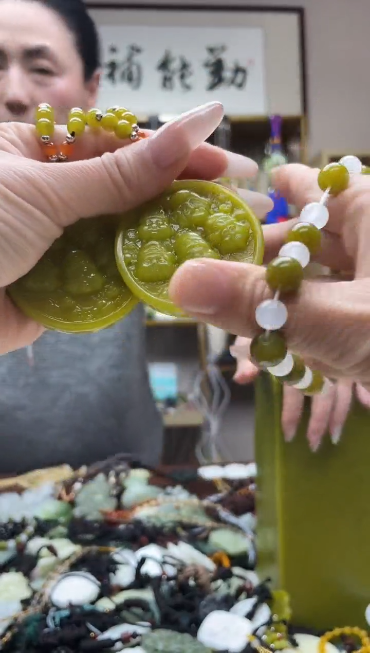 未镶嵌岫玉吊坠多样性发货拍一发一