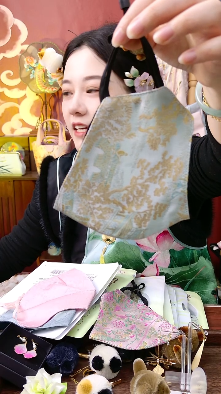 纯铜合金琉璃非遗绒花好美
