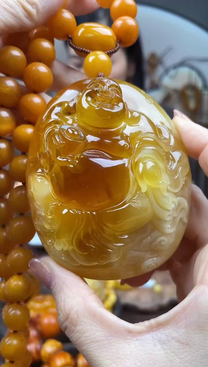 【闪购商品】琥珀裸石未镶嵌首饰 假1赔4 （多样性发货1件