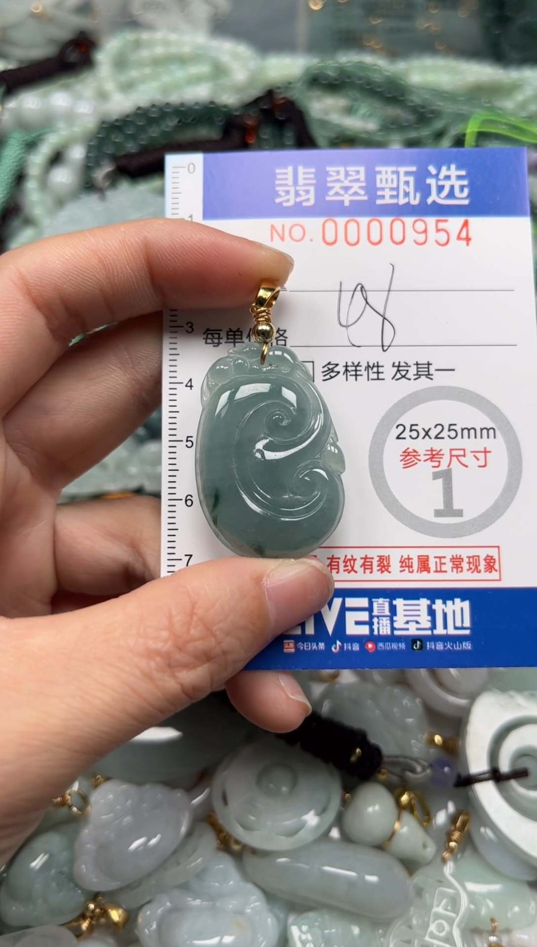 【闪购商品】翡翠颈饰未镶嵌00..0954