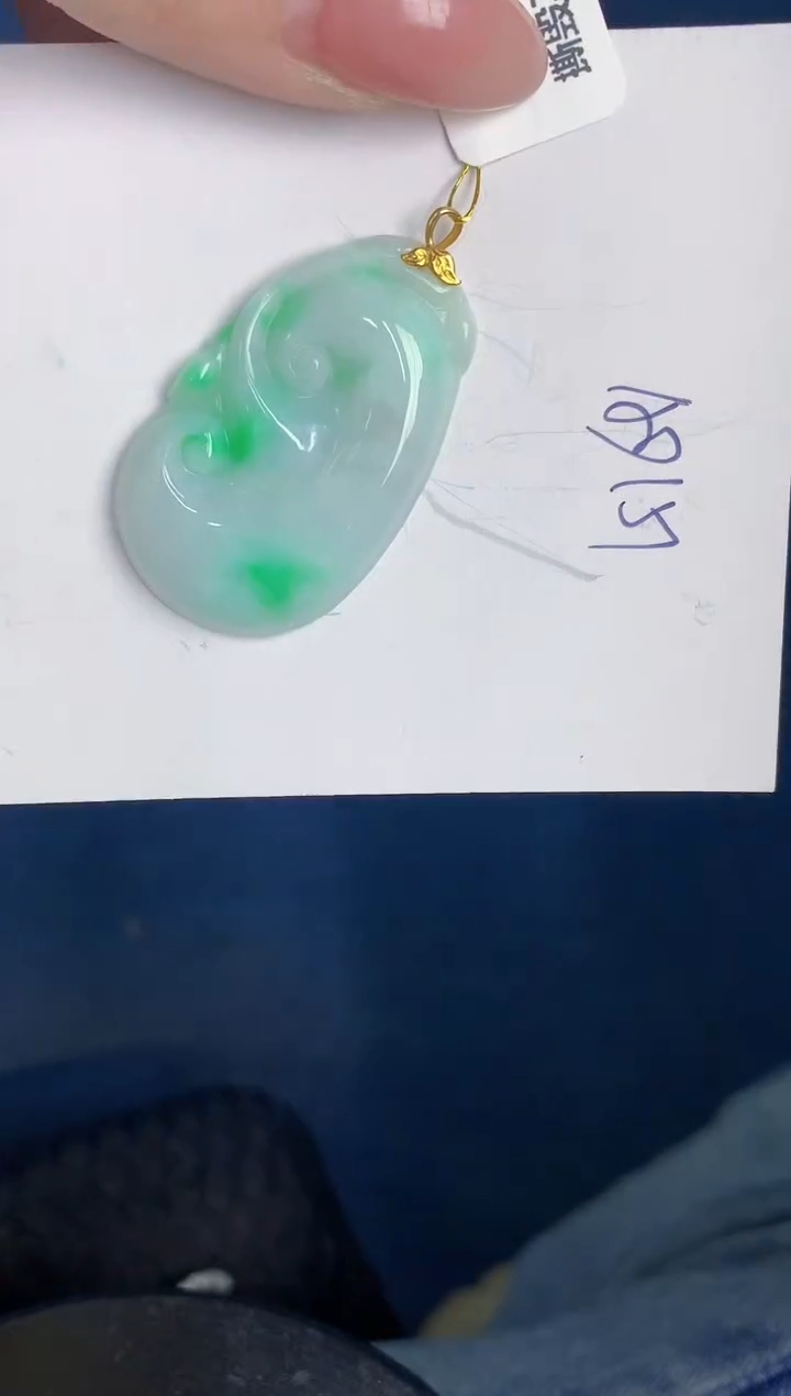 【闪购商品】翡翠颈饰18K金镶嵌000000000