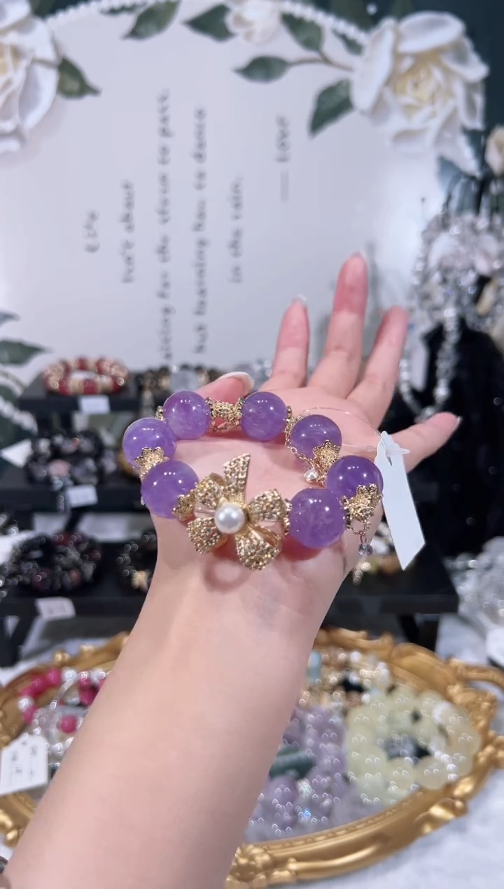 【闪购商品】水晶手链未镶嵌天然水晶默认微瑕 多样性发货发其一