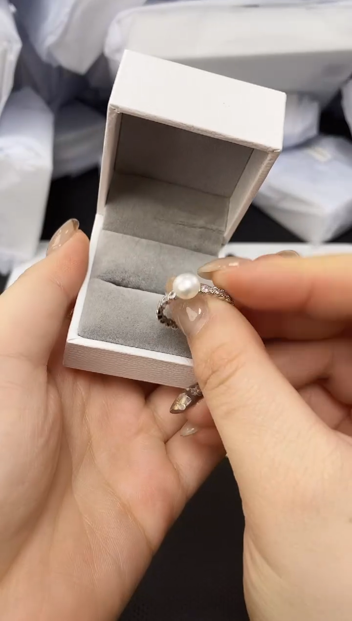 未镶嵌耳饰淡水珍珠JZ1018