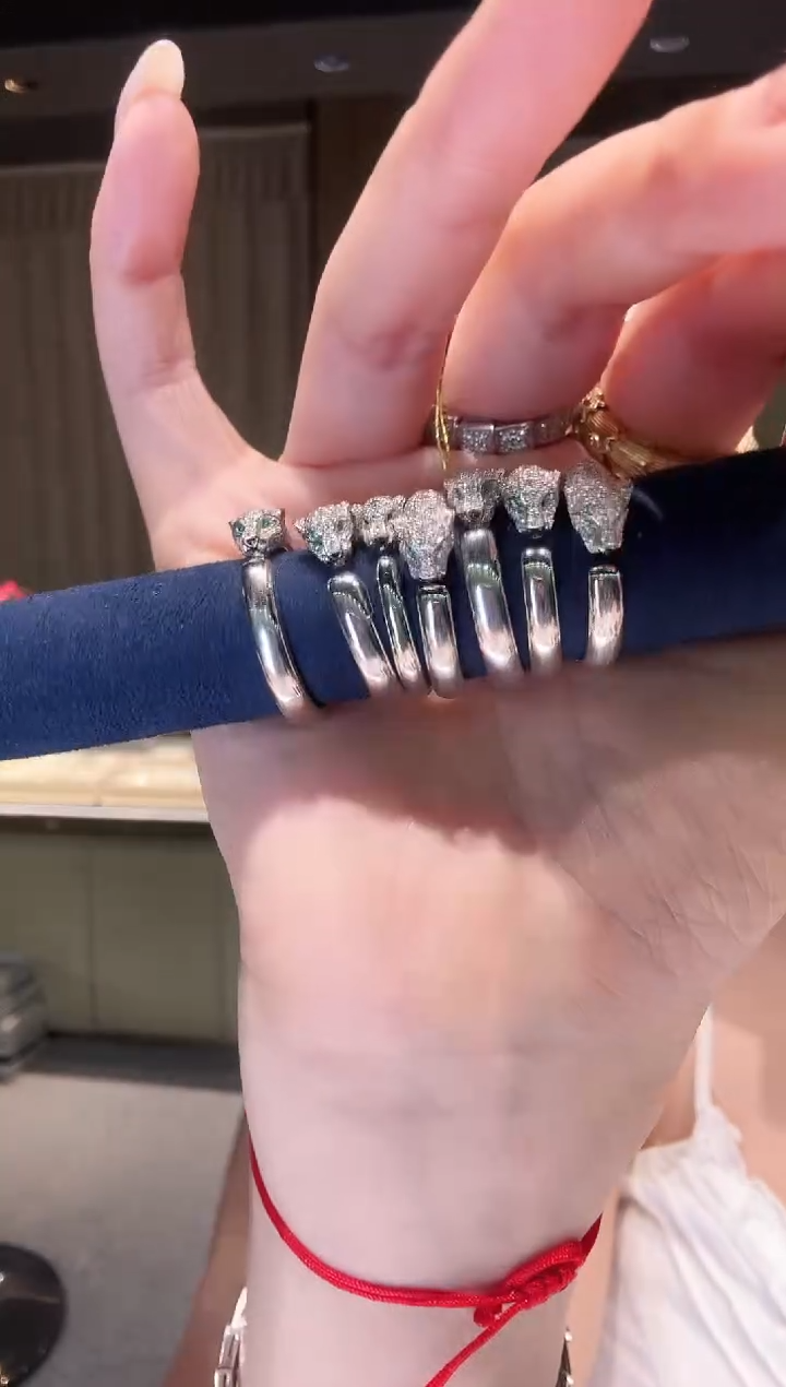 铂Pt950镶嵌戒指钻石多样性发其一 AY0373-PT-