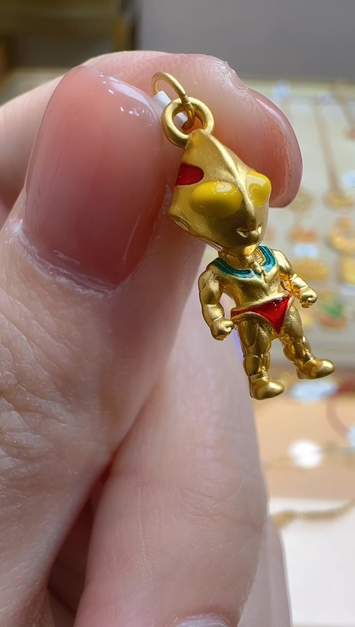 【闪购商品】定制足金吊坠(不含链)多样性发货拍一发一