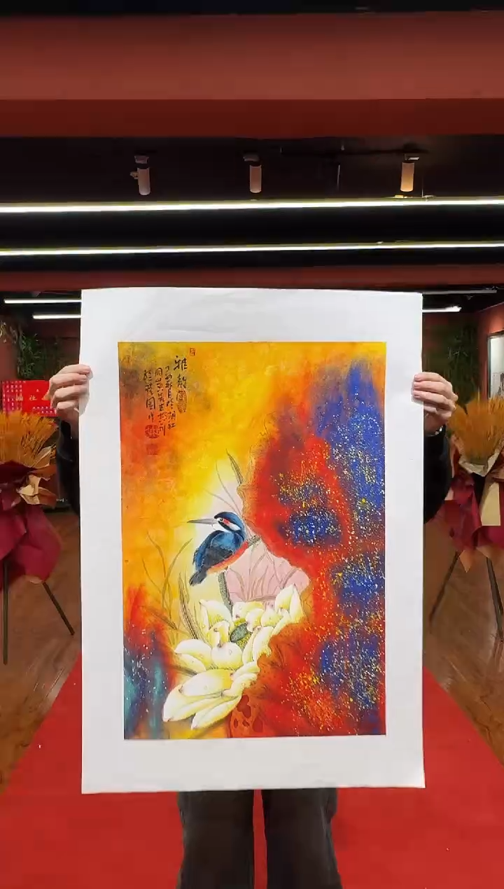 国画孙桂国老师作品，带合影证31-