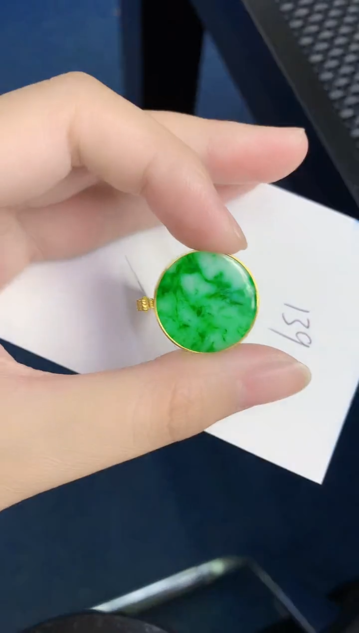 【闪购商品】翡翠颈饰18K金镶嵌000000000