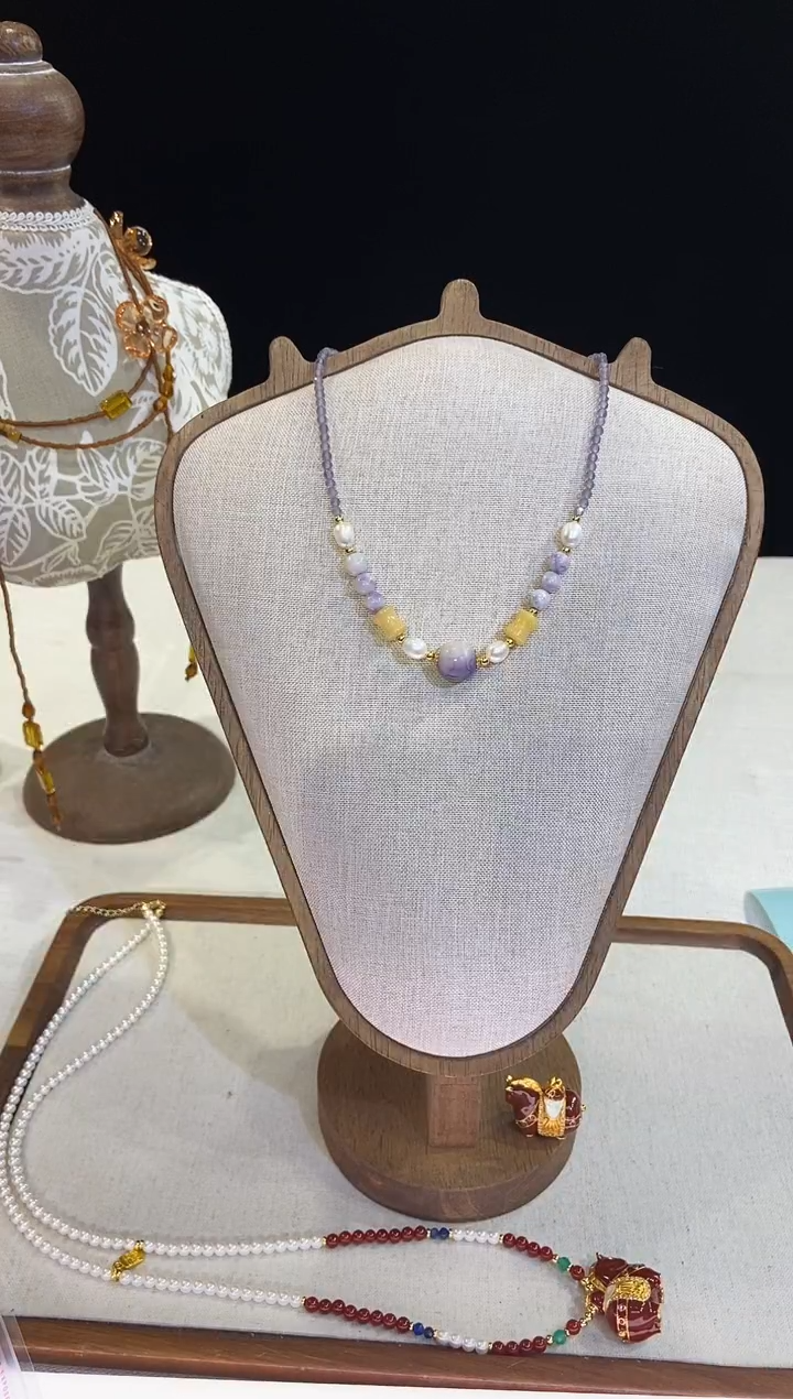 项链钛钢淡水珍珠177