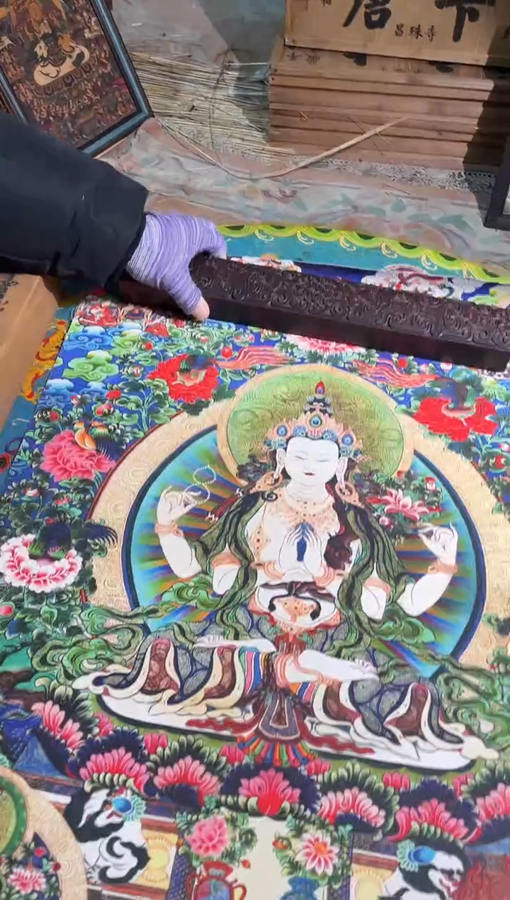 卷轴画天天的唐卡tk160