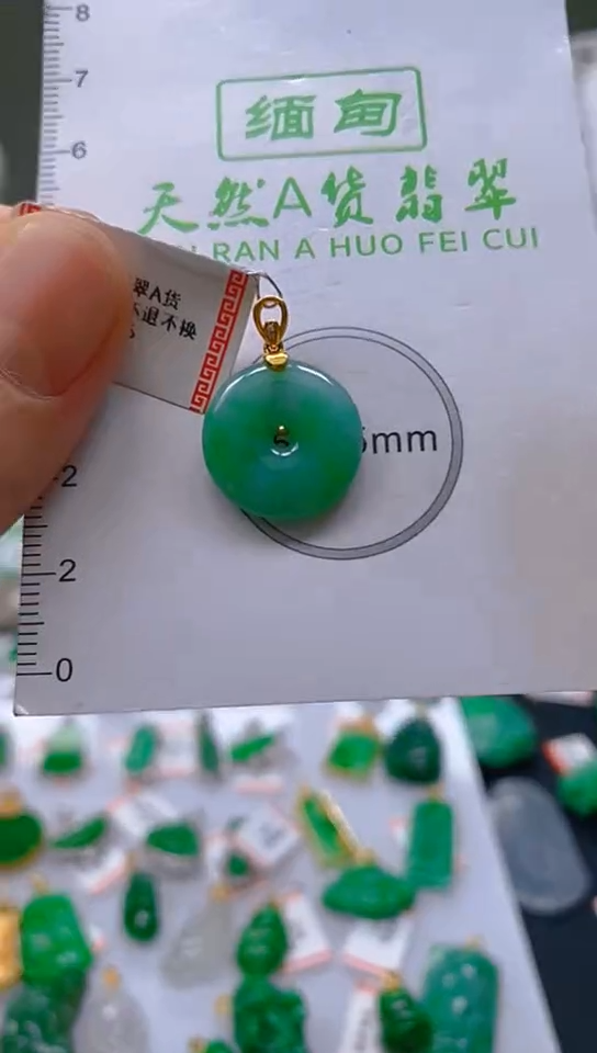 【闪购商品】翡翠颈饰18K金镶嵌新号开播，全场乱卖