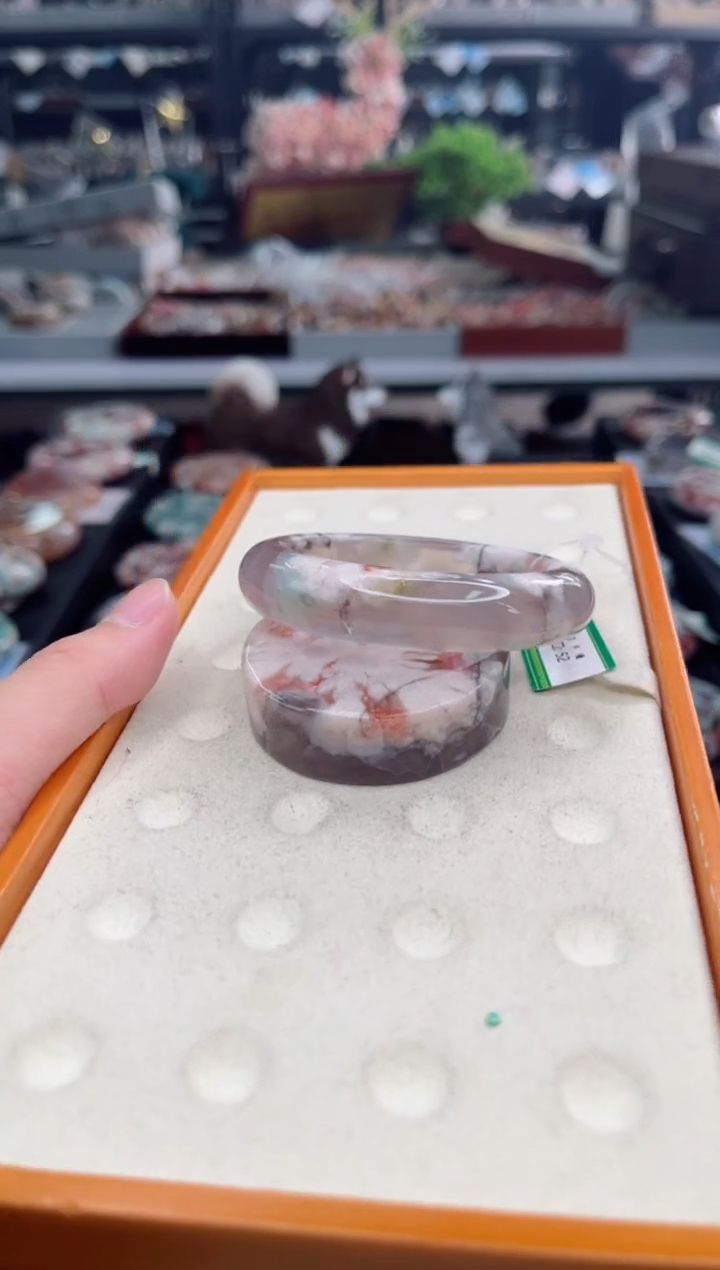 【闪购商品】石英质玉手镯未镶嵌52圈口（赠品镯心）6680521