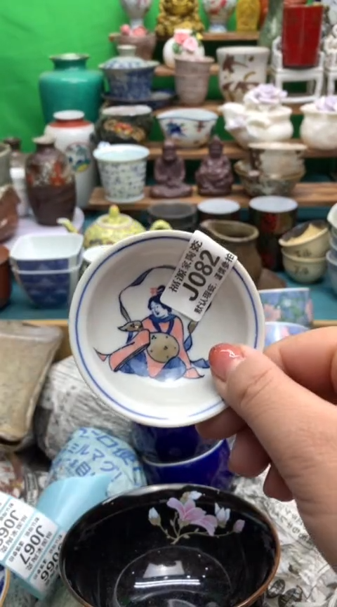 【闪购商品】盖碗海外回流瓷器