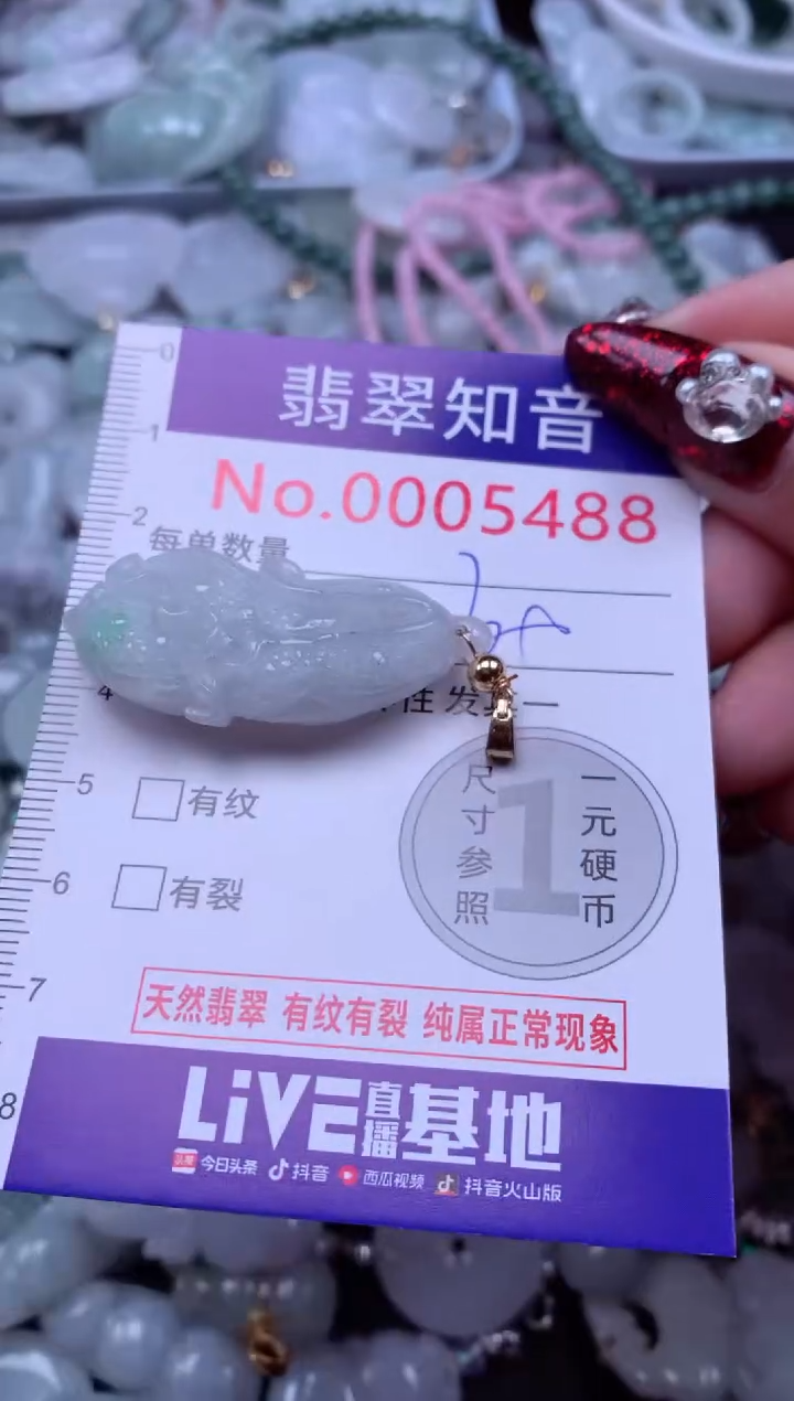 吊坠(不含链)未镶嵌翡翠548