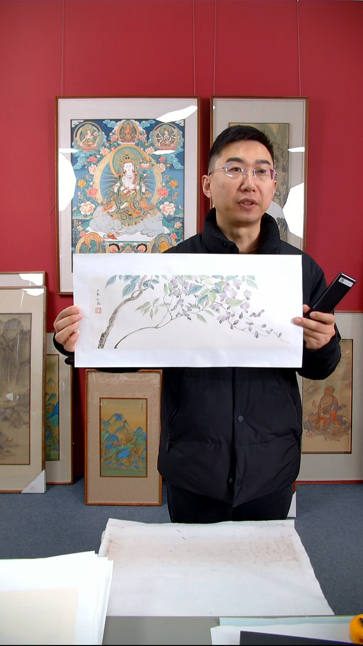 【闪购商品】国画红梅精品画心