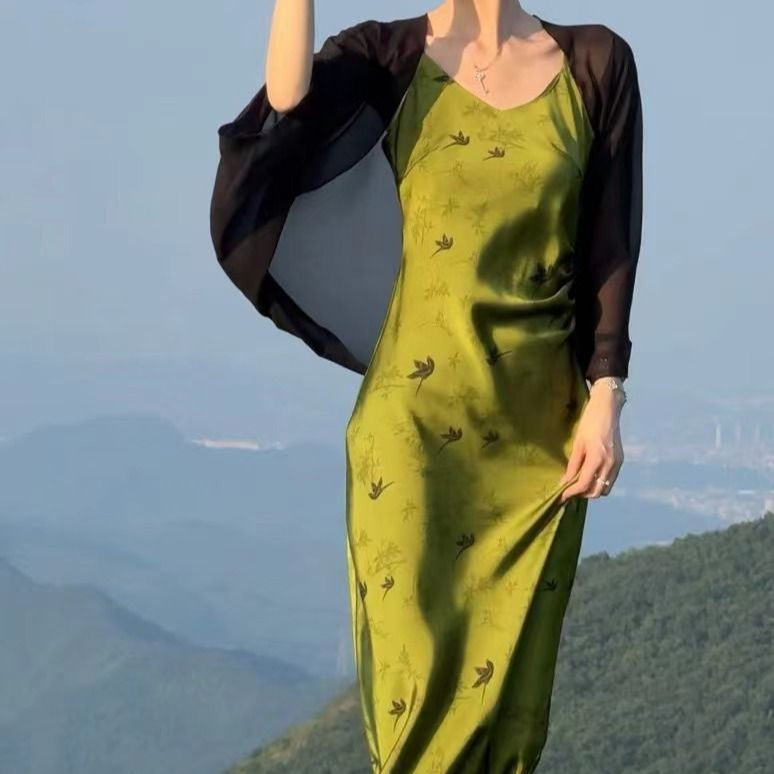 【熙木】高品质百搭连衣裙4XLZB6543