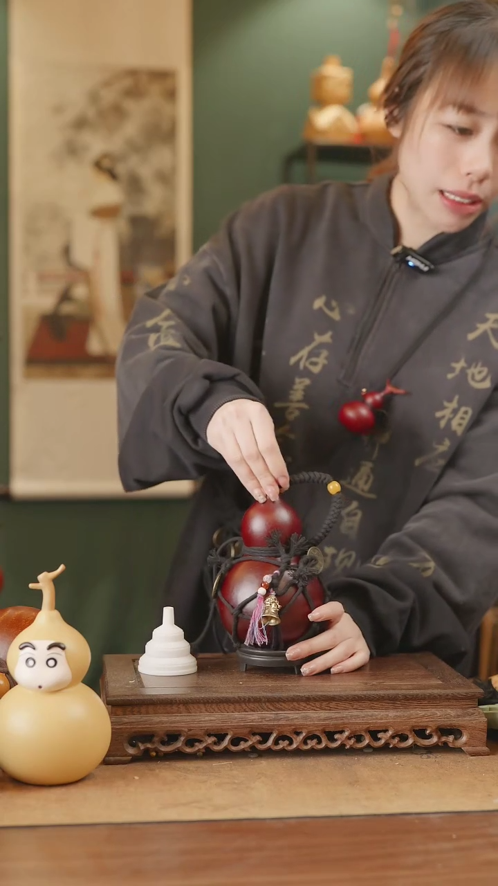 【闪购商品】280号精品天然大漆工艺防渗内胆酒葫芦~