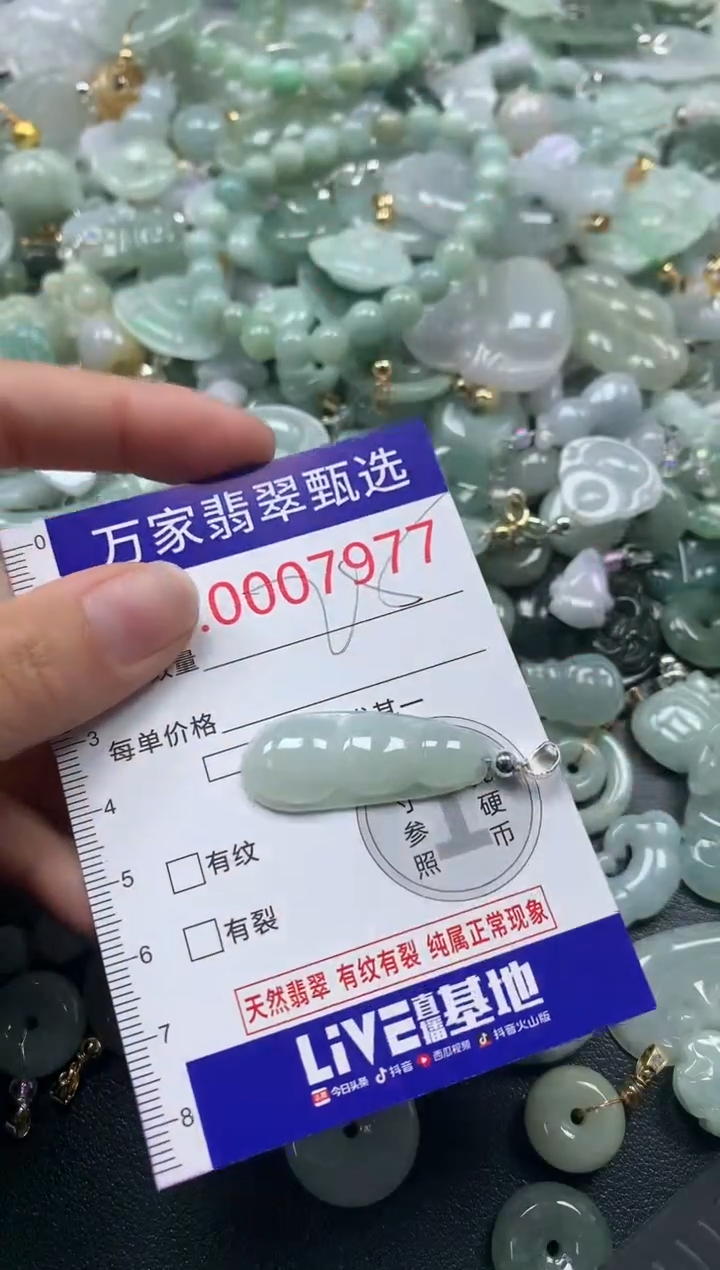 吊坠(不含链)未镶嵌翡翠7977