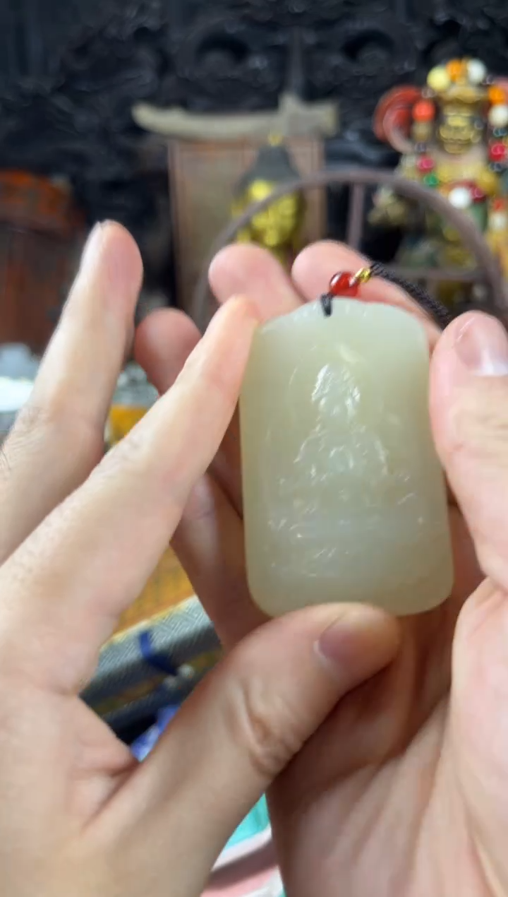 和田玉未镶嵌颈饰观音（收到货任何问题联系客服）