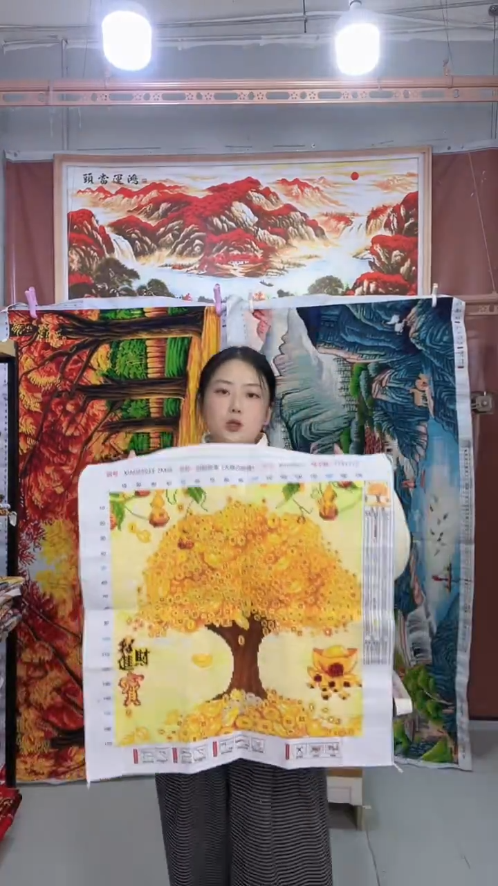 棉摇钱树  招财进宝