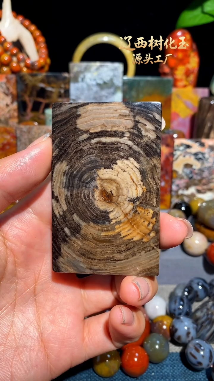 未镶嵌-硅化玉天然北票硅化玉吊坠