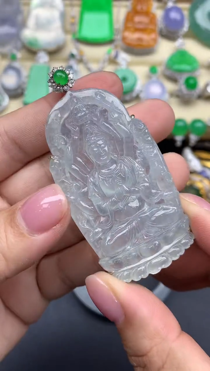 【闪购商品】翡翠颈饰18K金镶嵌575-中国好珍宝