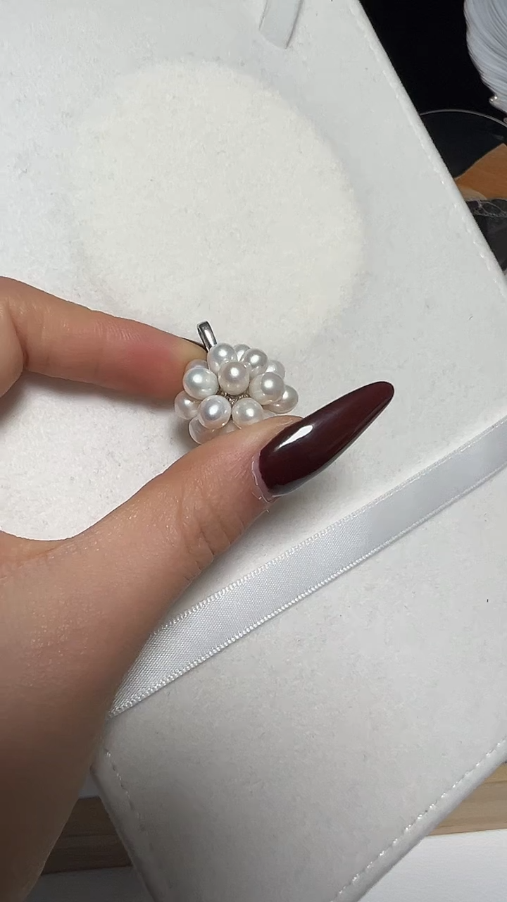 吊坠(不含链)钛钢淡水珍珠永丽严选