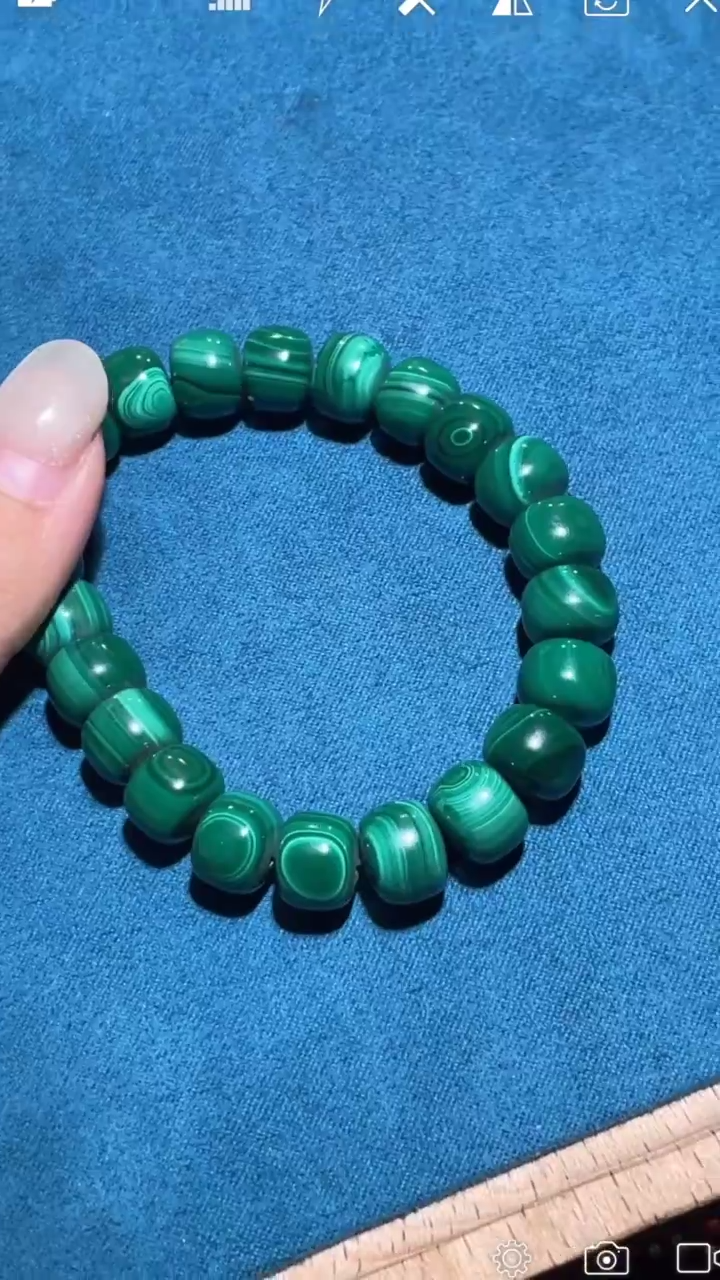 【闪购商品】孔雀石CC未镶嵌手串 *10