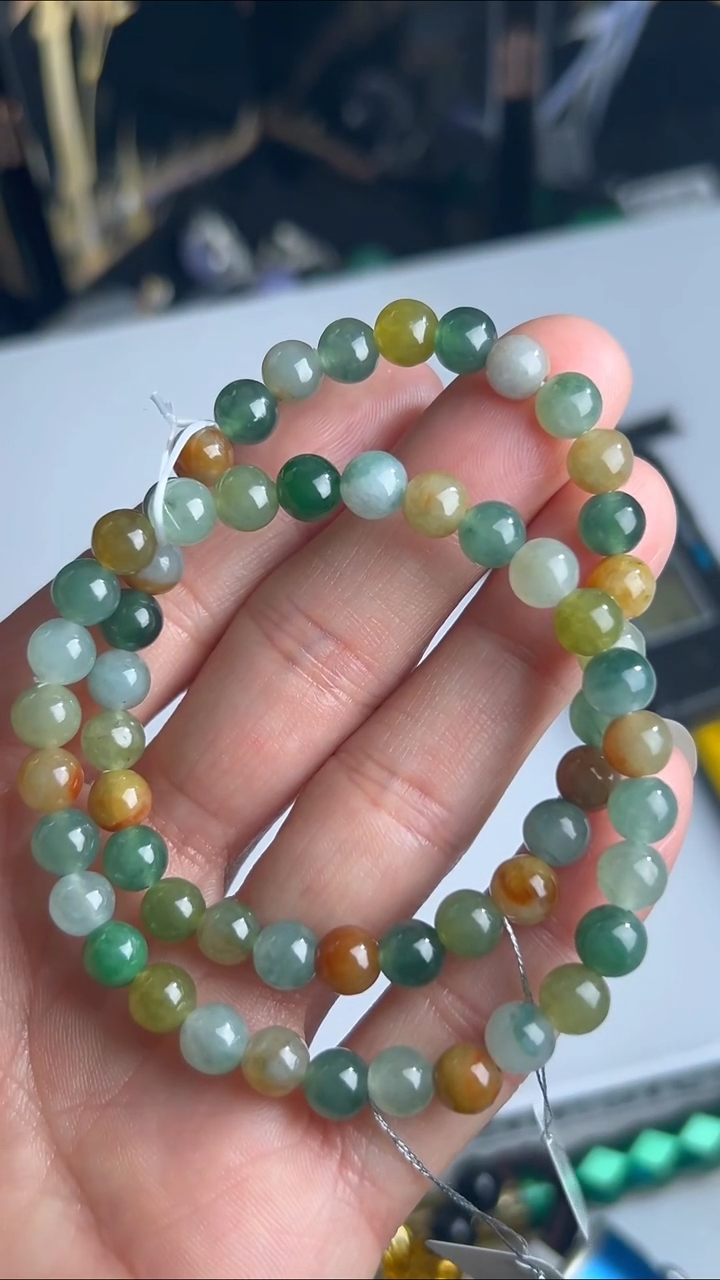 未镶嵌翡翠手串JJD0330102多样性发一