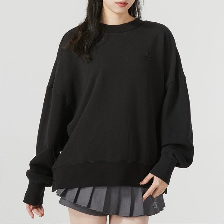 PUMA/彪马【大仓】女款时尚休闲运动百搭简约卫衣537631-01-65-40