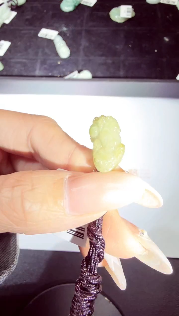 翡翠未镶嵌吊坠(不含链)貔貅-111