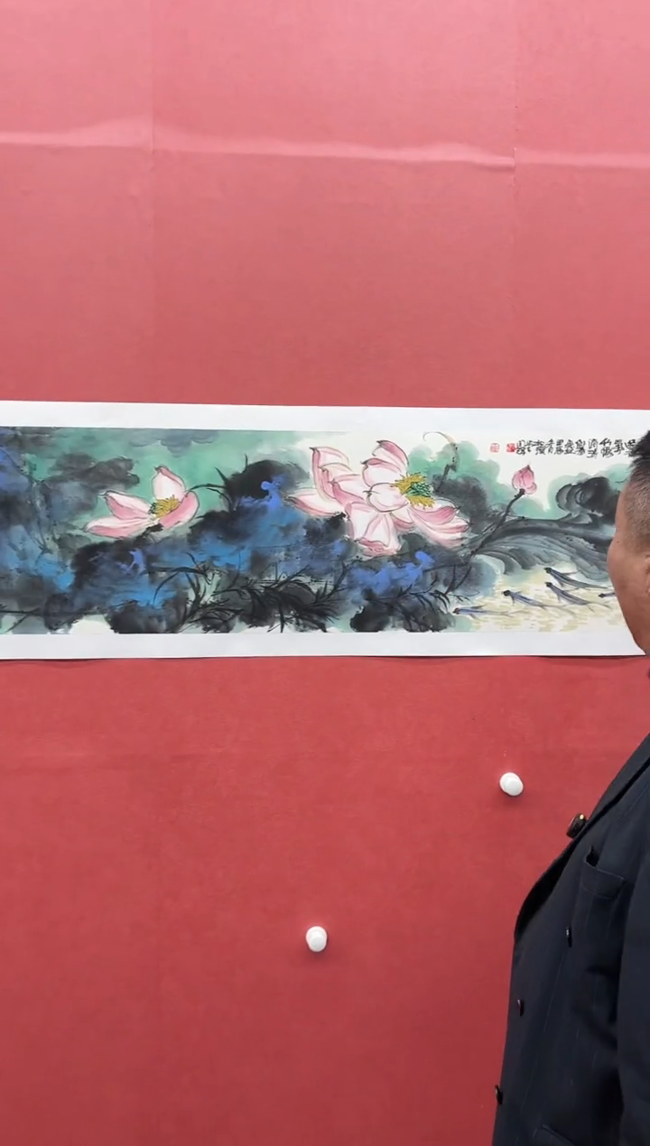 【闪购商品】书法闫辉-4平尺-荷花-纸片