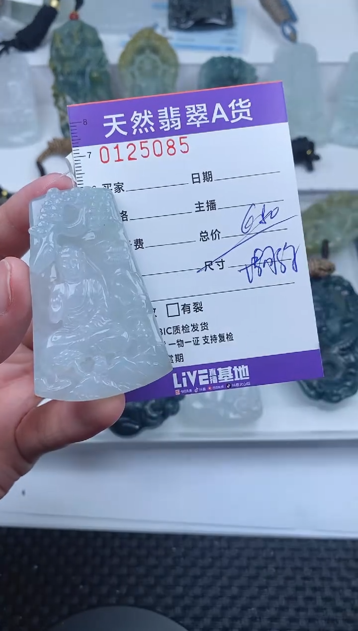 【闪购商品】翡翠颈饰未镶嵌       085