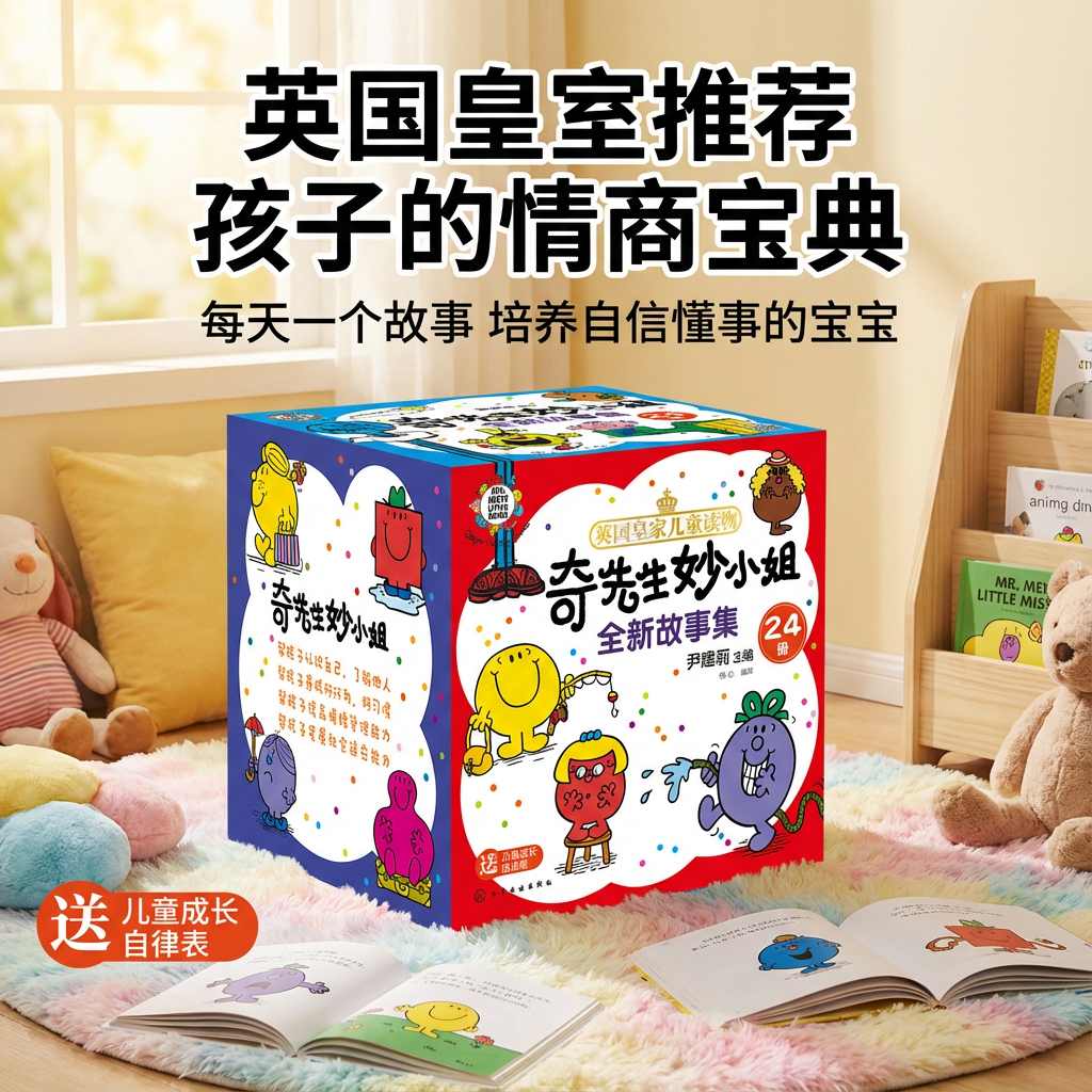 奇先生妙小姐全新故事集绘本全24册 3-6岁儿童情绪管理与性格培养