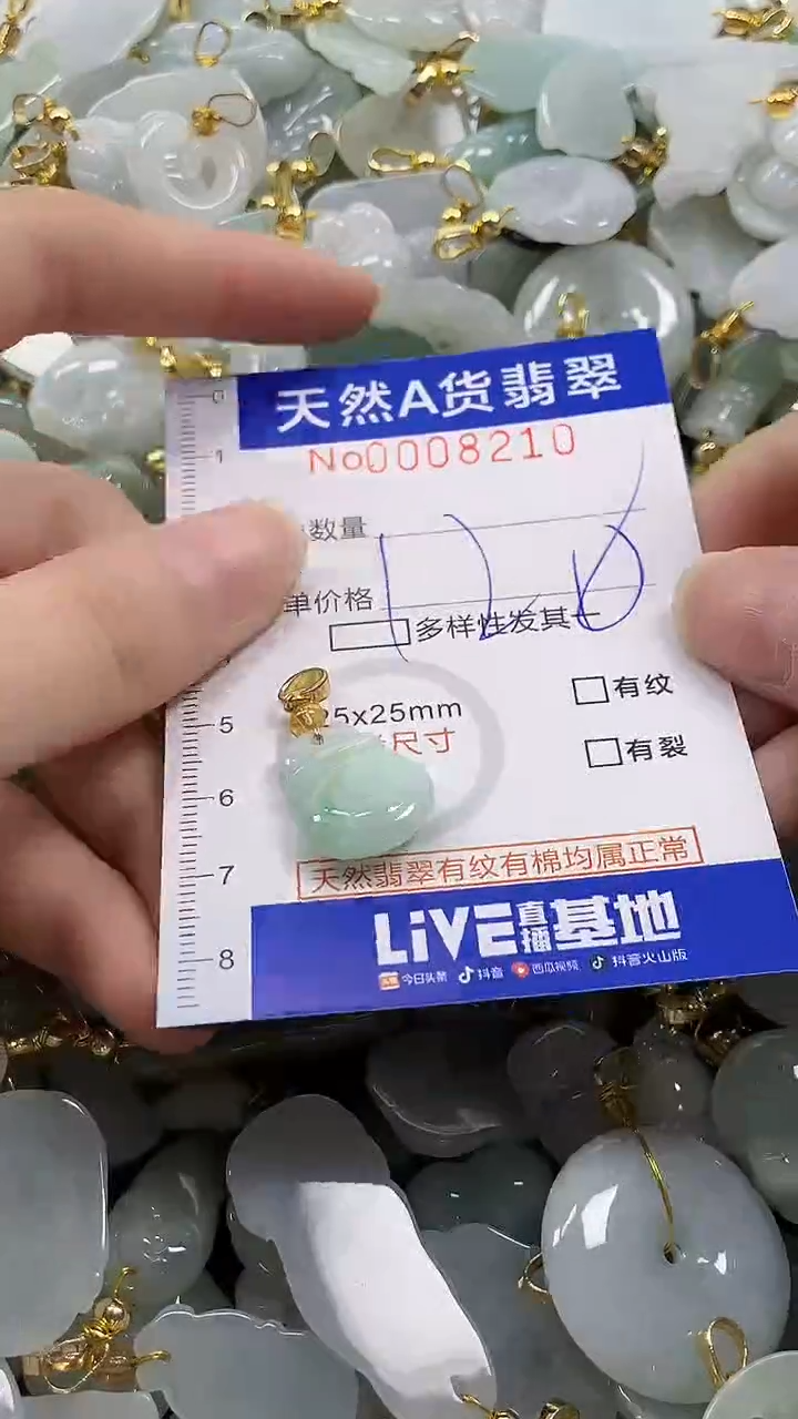 颈饰未镶嵌翡翠天然A货翡翠