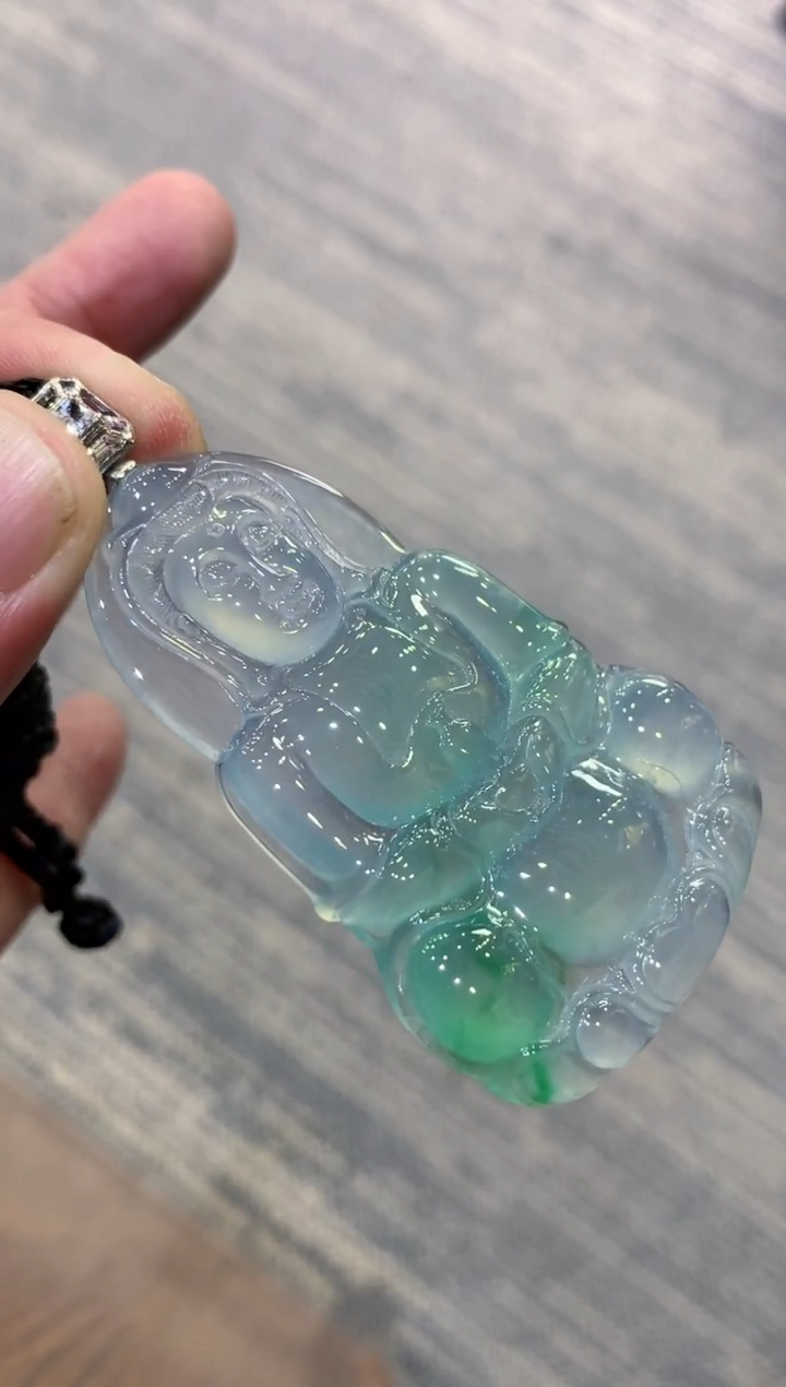 颈饰未镶嵌翡翠天然A货翡翠