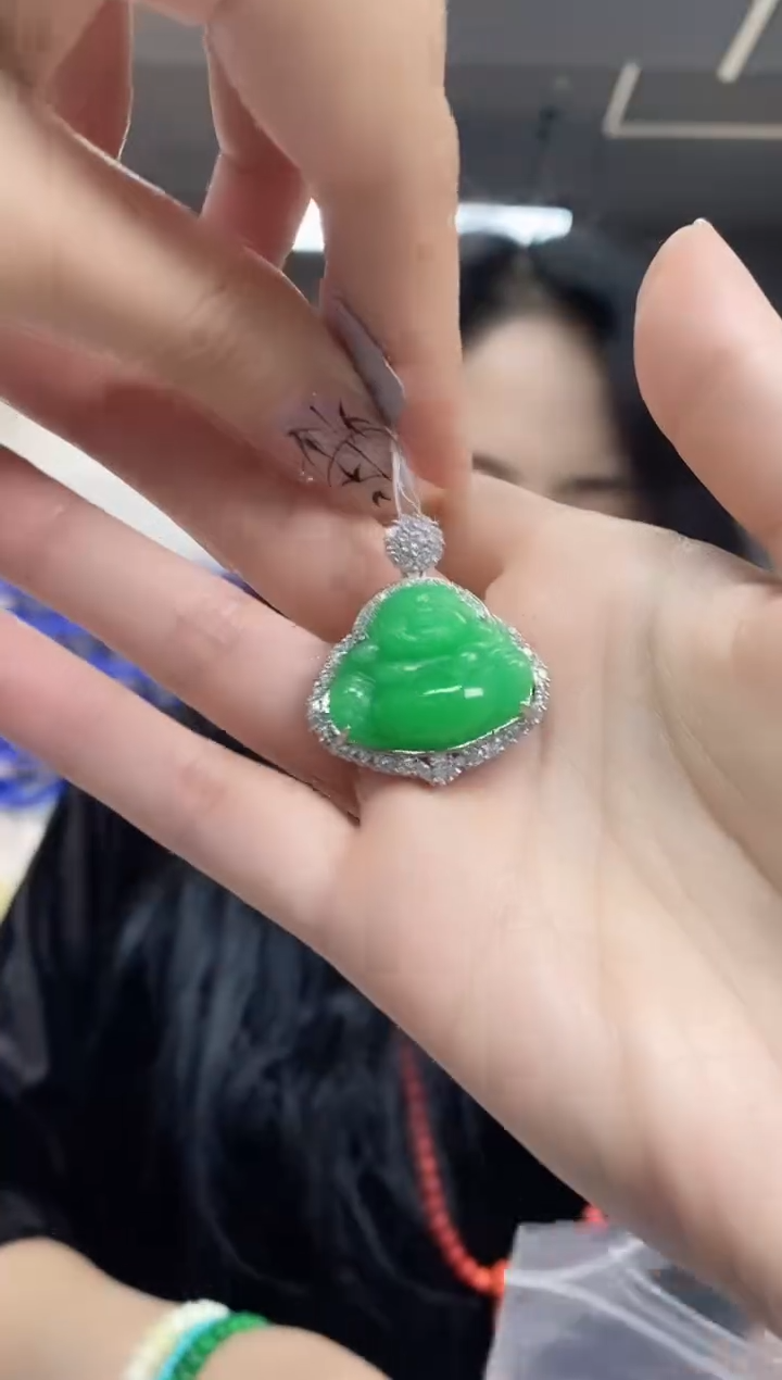 【闪购商品】翡翠吊坠(不含链)未镶嵌多样性发其一颜色微差