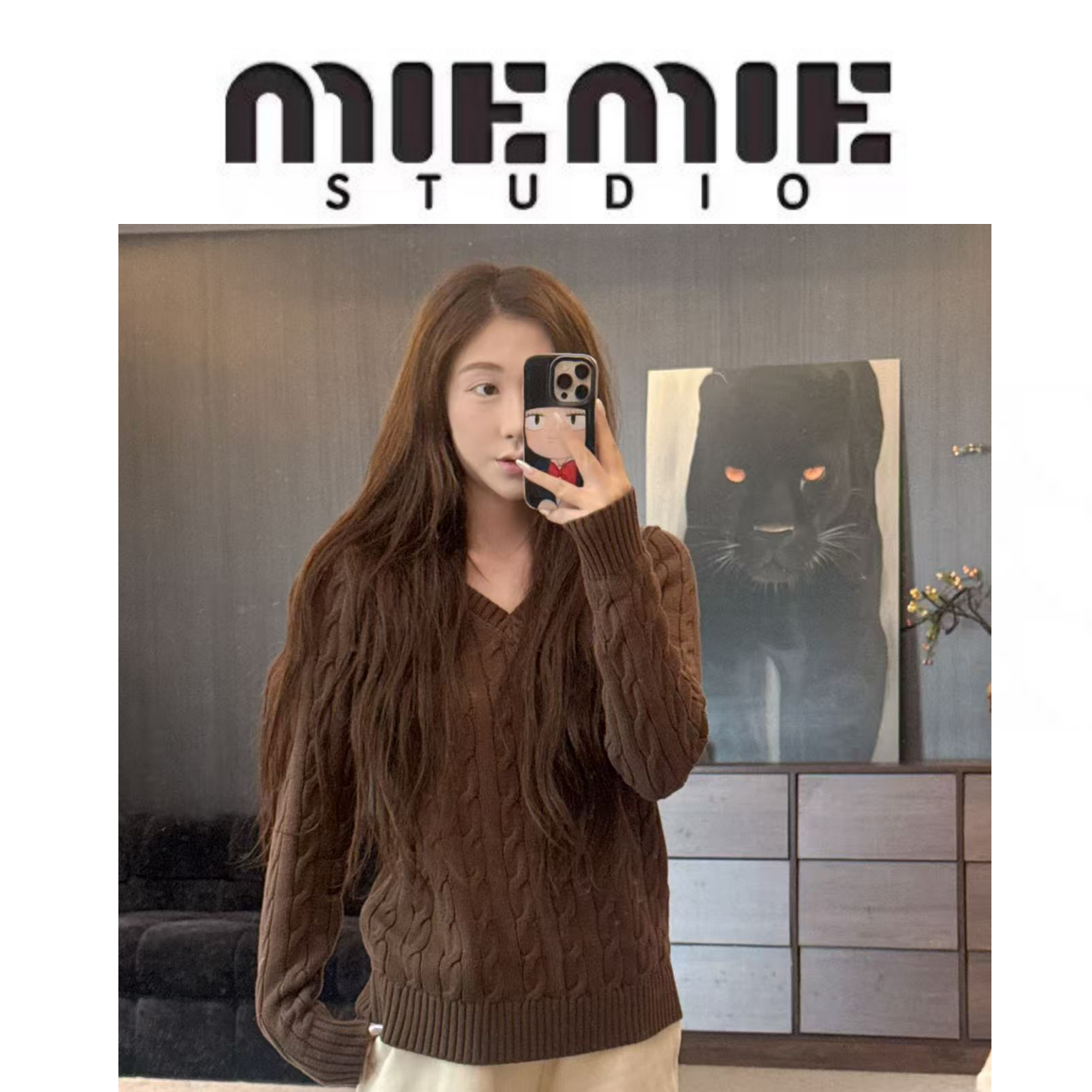 【V马】终于等来V领的毛衣