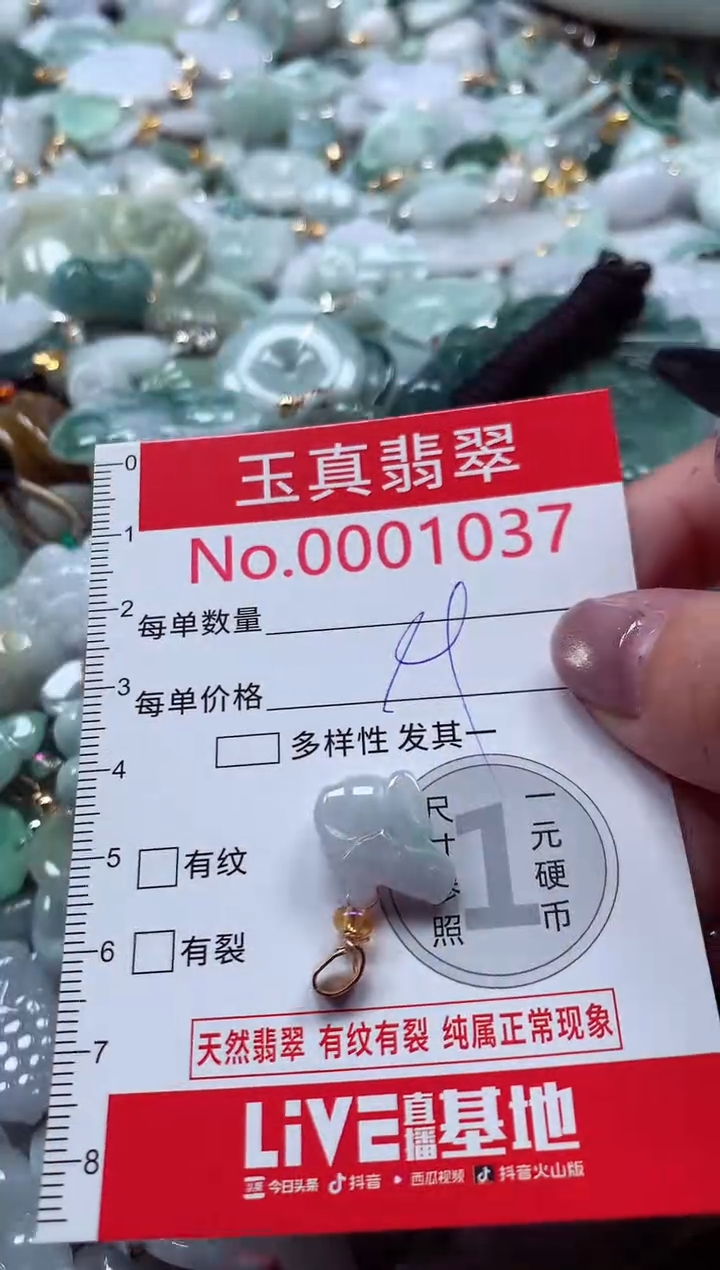 吊坠(不含链)未镶嵌翡翠1037