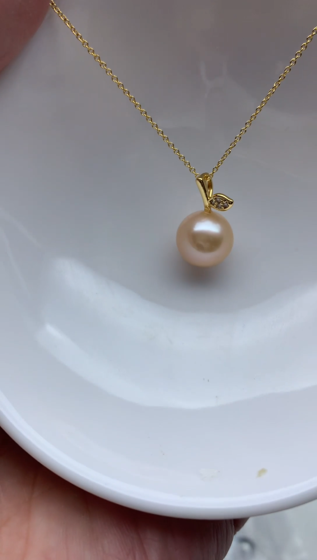 未镶嵌FF淡水珍珠吊坠