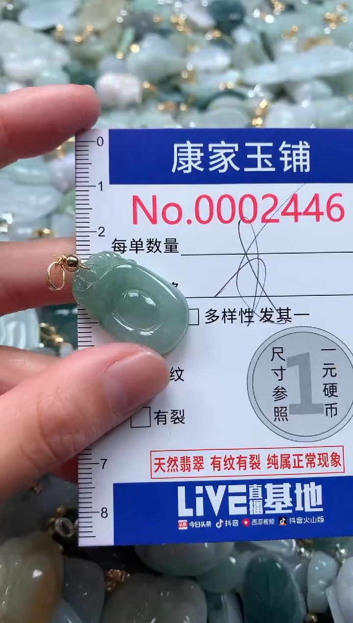 【闪购商品】翡翠吊坠(不含链)未镶嵌2446