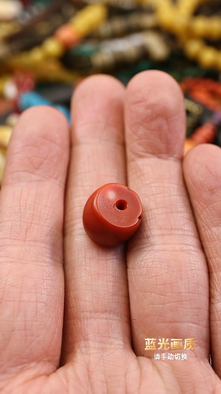 【闪购商品】老料器单珠尺寸1.35.。
