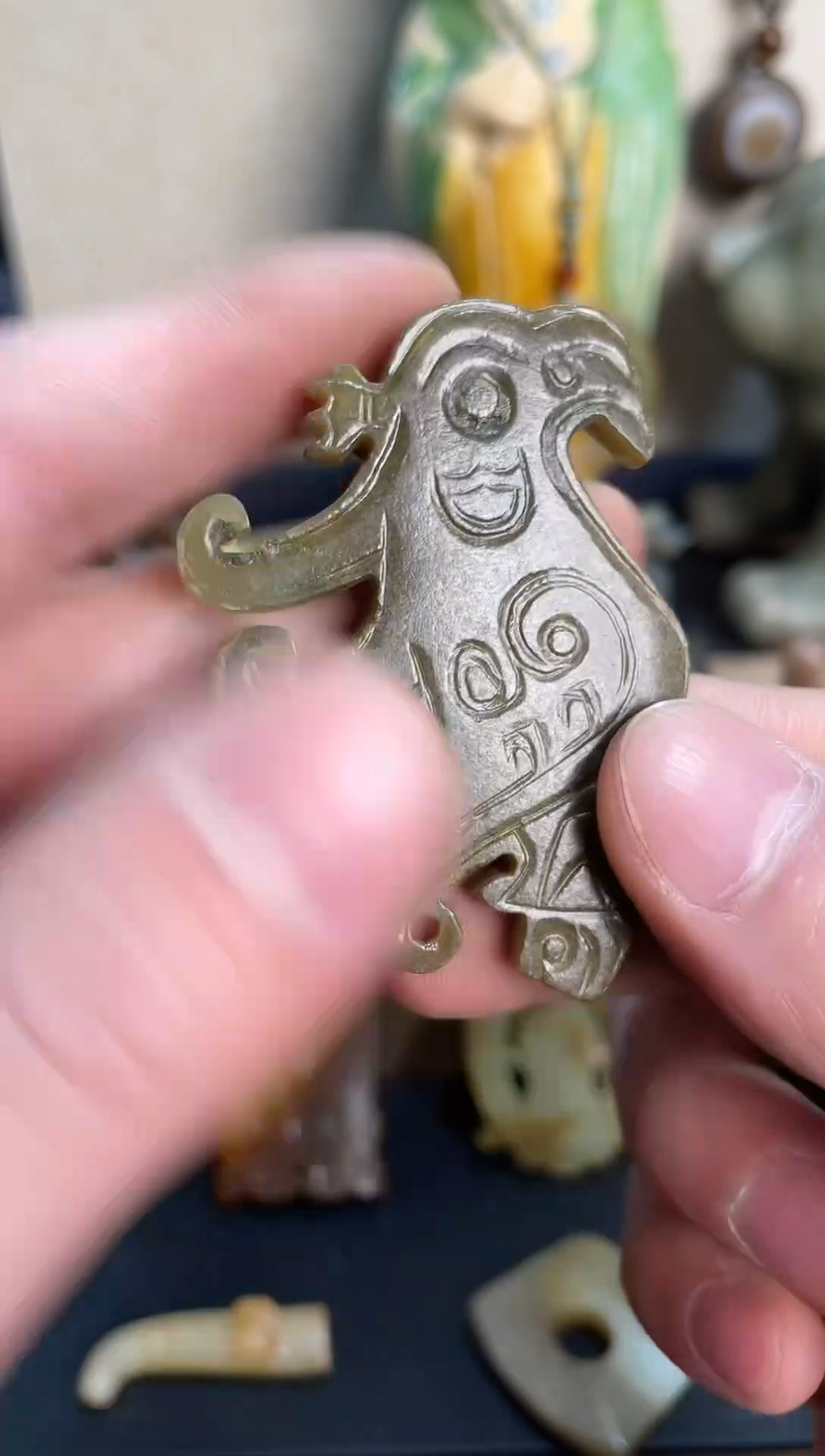 未镶嵌和田玉（糖玉）挂件一*米1